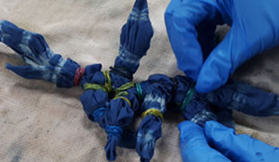 Indigo Tie Dyeing