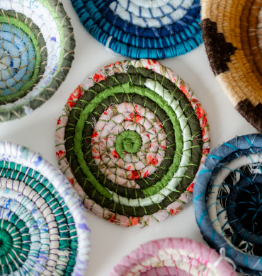 coiled basketry